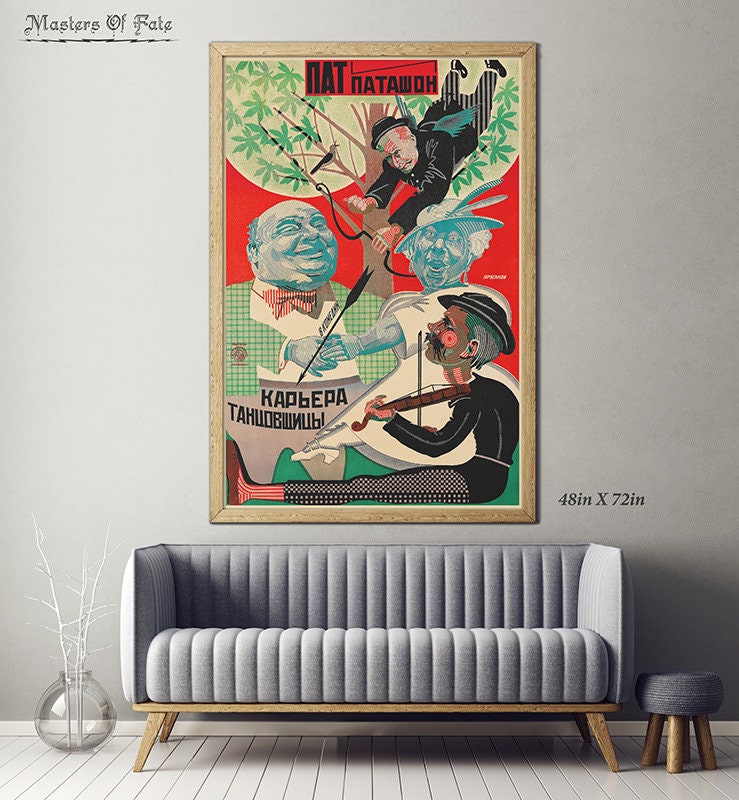 Foreign Film Vintage Movie Poster 1920s Art Deco Print REMASTERED