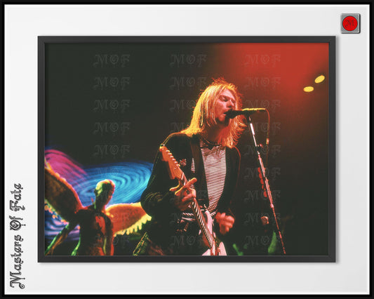 Kurt Cobain Concert Poster Vintage Nirvana Photo REMASTERED