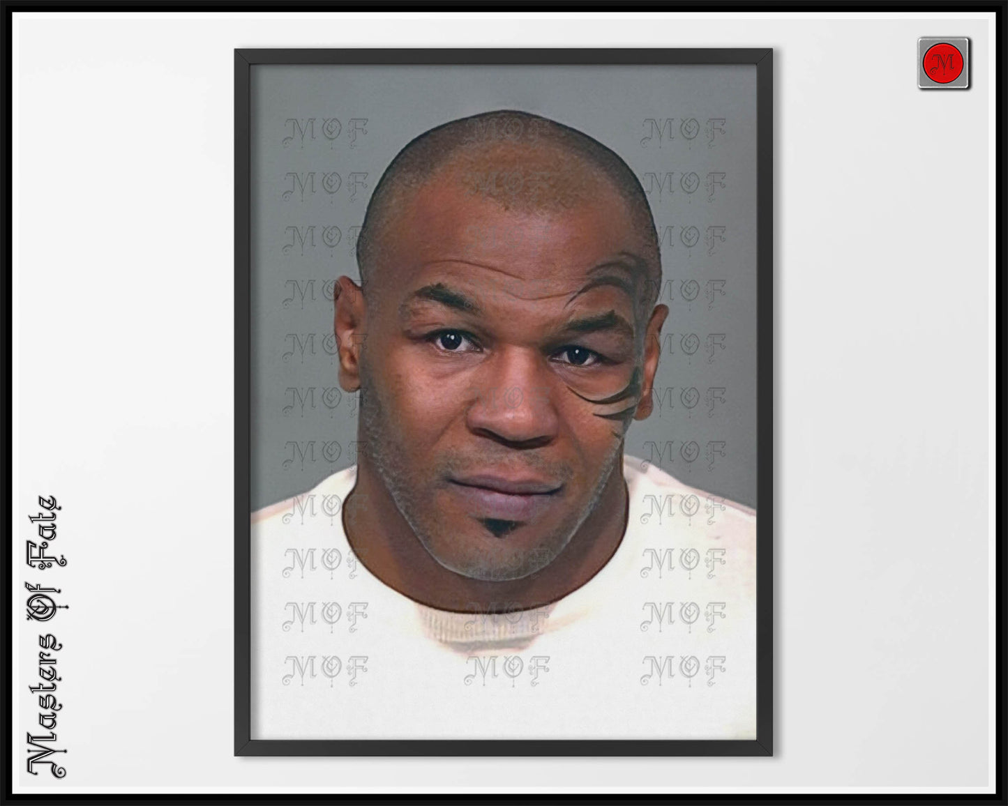 Mike Tyson Boxing Legends Mugshot Poster REMASTERED #40 MUG