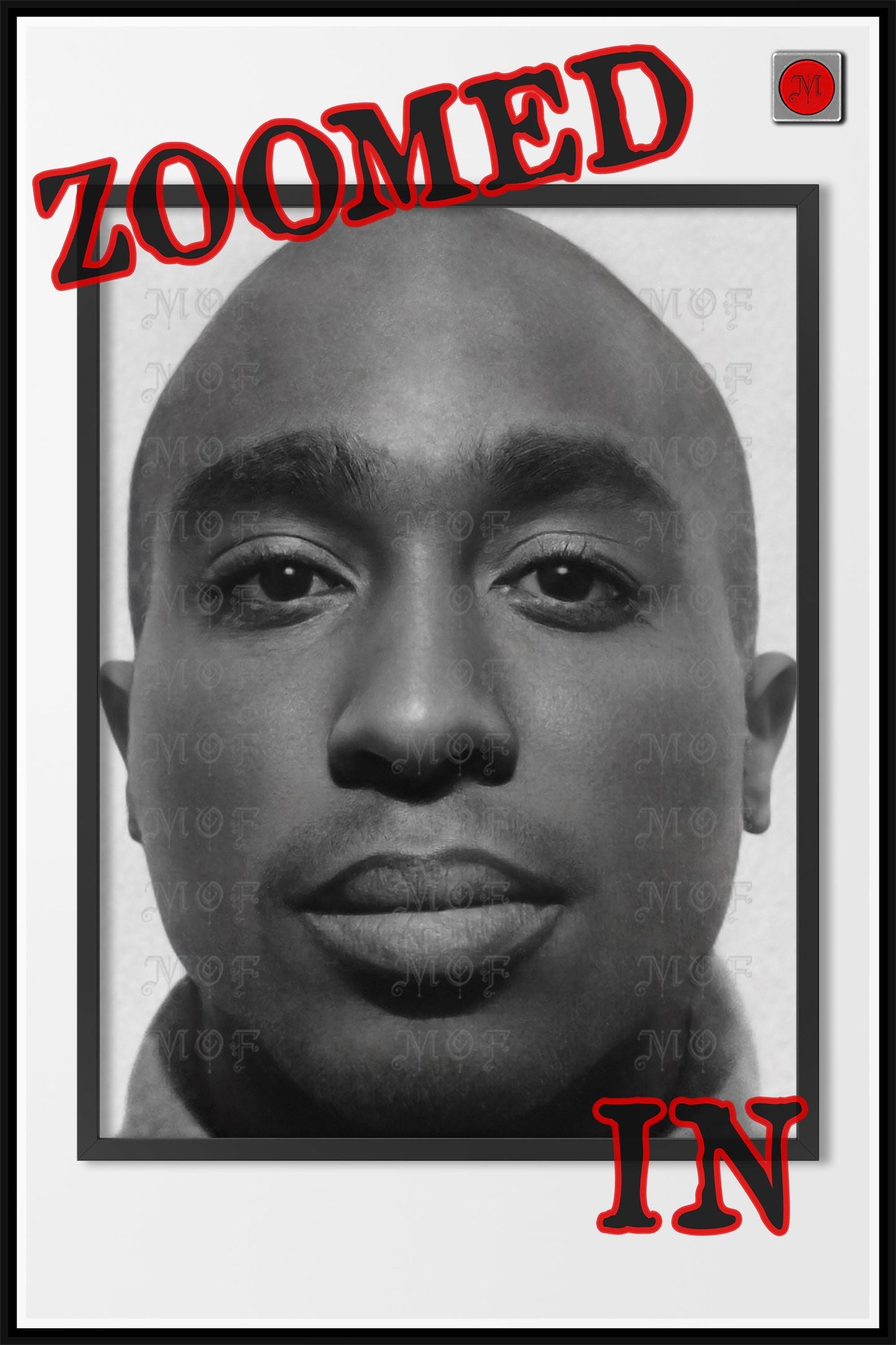 Tupac Shakur Mugshot Poster 2Pac REMASTERED #39 MUG