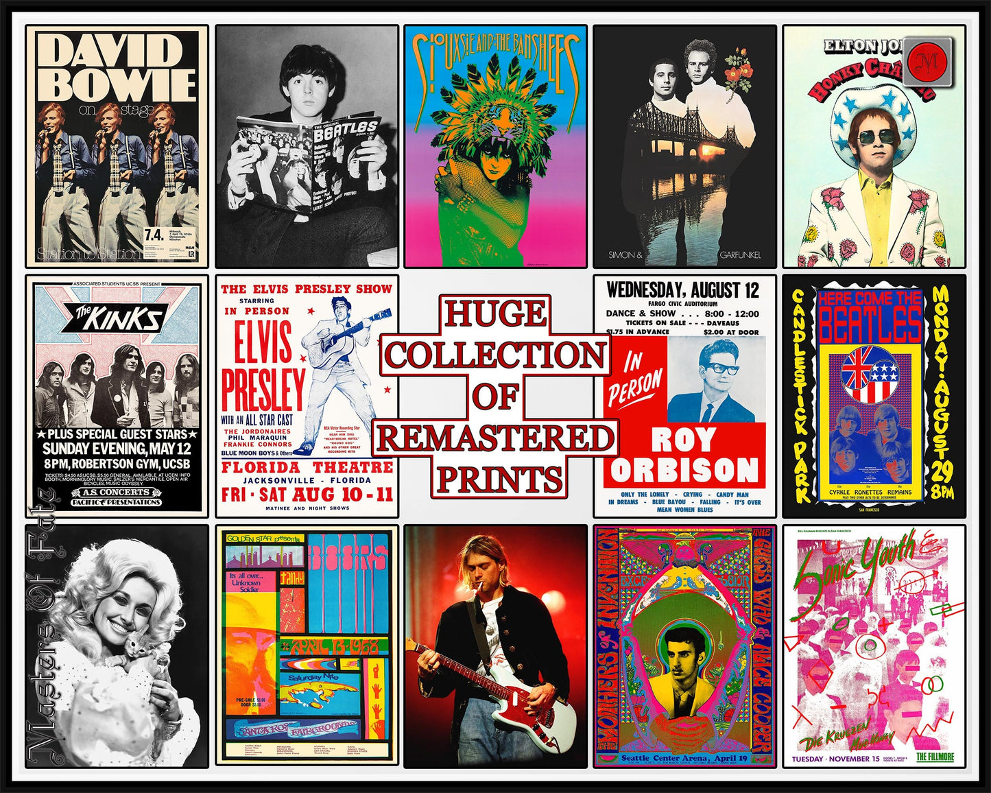 Iggy Pop Poster Print Stooges Rock Concert Photo REMASTERED