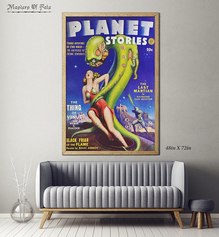 Retro Sci Fi Comic Poster REMASTERED
