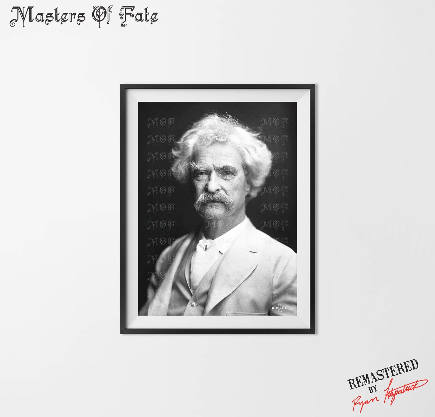 Mark Twain Author 1800s Photograph REMASTERED