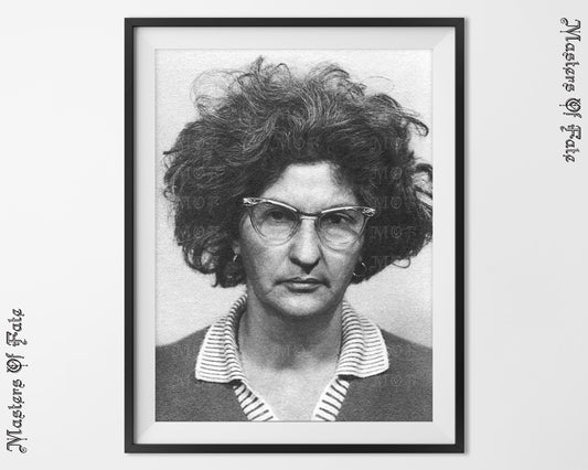 Crazy Housewife Mugshot Criminal Photo REMASTERED #28 MUG