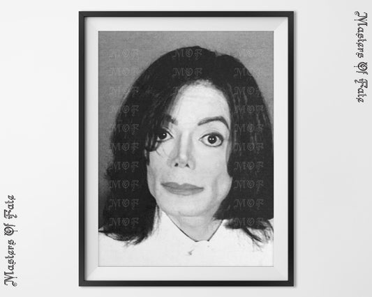 Michael Jackson Mugshot Celebrity Poster REMASTERED #23 MUG