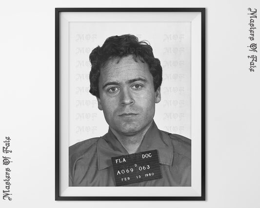Ted Bundy Mugshot Poster American History True Crime REMASTERED #72 MUG