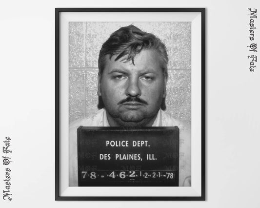 John Wayne Gacy Mugshot Poster True Crime American History REMASTERED #67 MUG