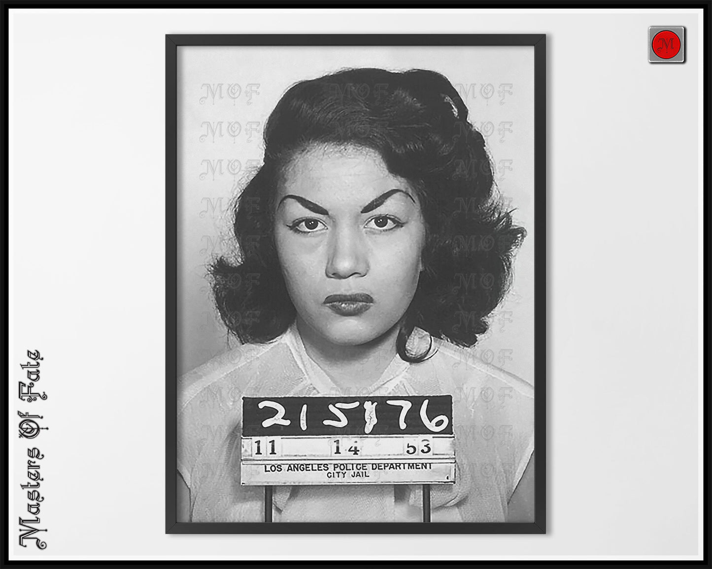 Vintage Bad Girl Retro Mugshot Photo REMASTERED #79 MUG