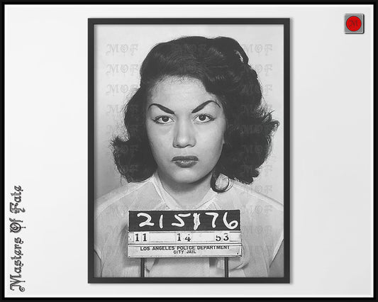 Vintage Bad Girl Retro Mugshot Photo REMASTERED #79 MUG