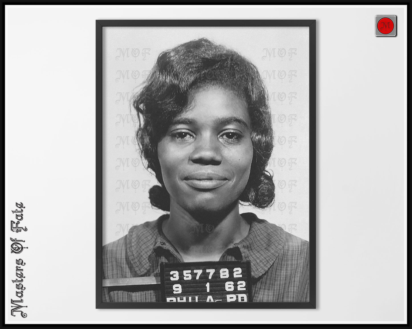 Cute Black Girl Mugshot Poster REMASTERED #77 MUG