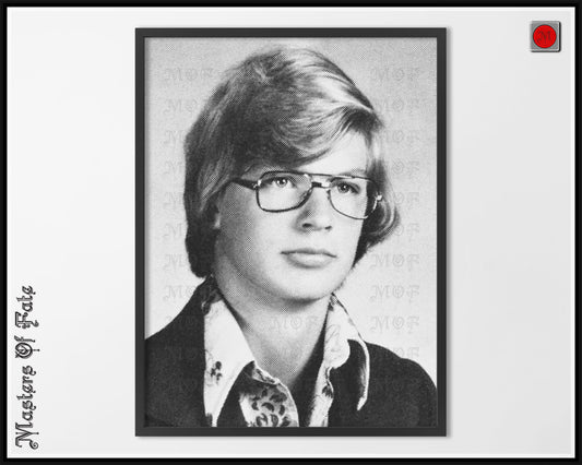 Jeffrey Dahmer Yearbook Photo American History Serial Killer REMASTERED