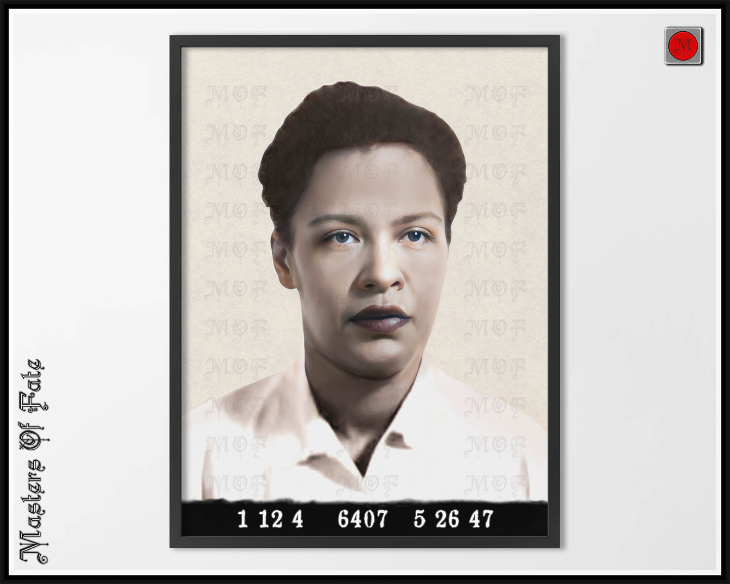 Billie Holiday Mugshot Poster REMASTERD #85 MUG