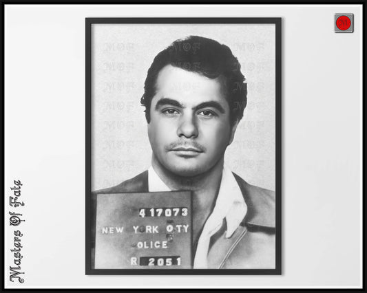 John Gotti Gangster Mugshot Poster Vintage Mob Boss REMASTERED #66 MUG