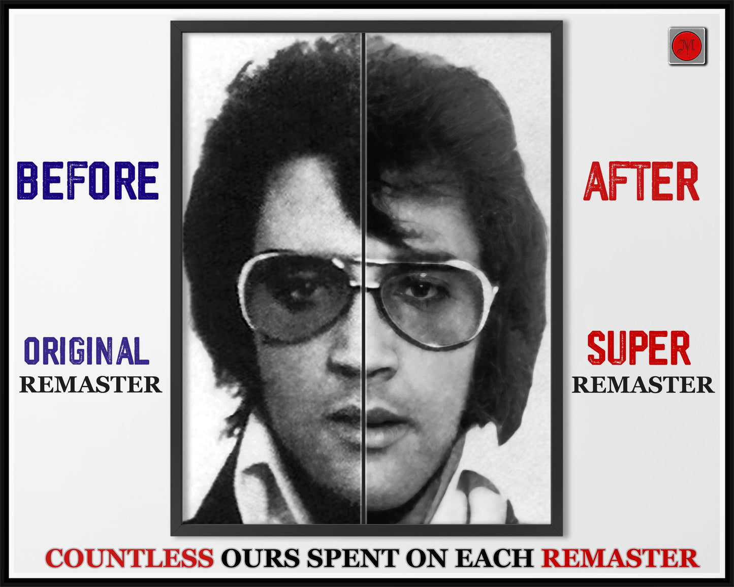 Elvis Presley Mugshot Poster Front Side Photo REMASTERED #7 MUG
