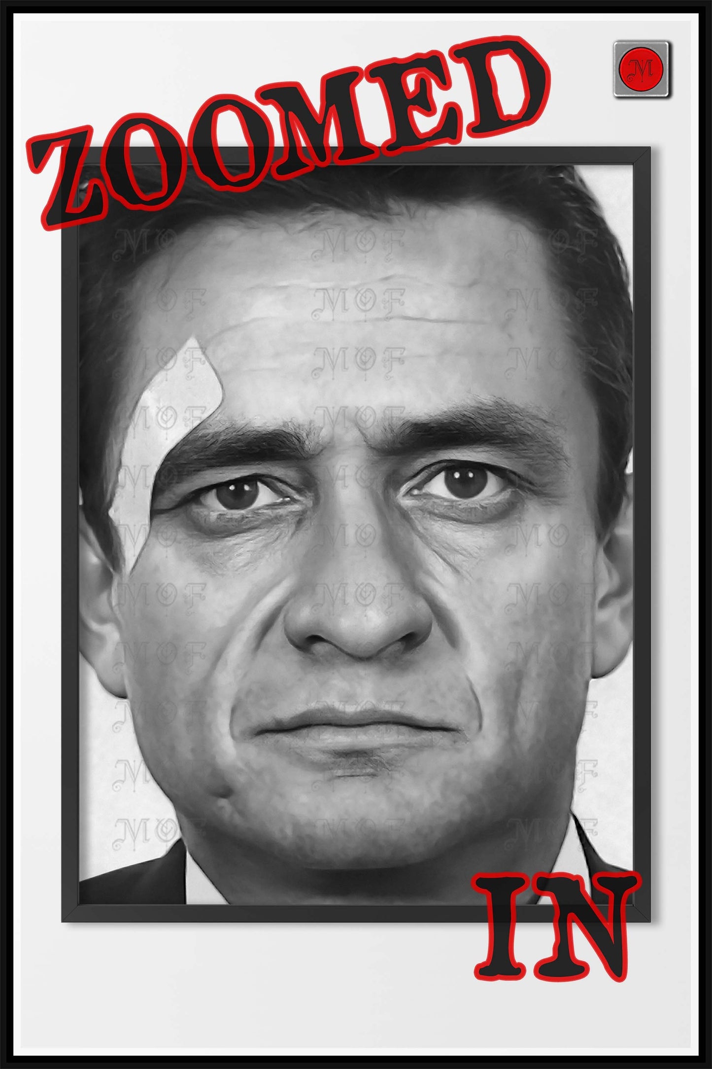 Johnny Cash Mugshot Poster REMASTERD #17 MUG