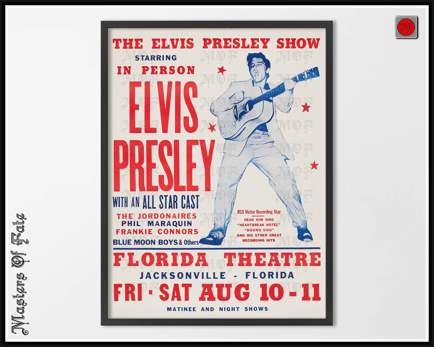 Elvis Presley Vintage Concert Poster REMASTERED