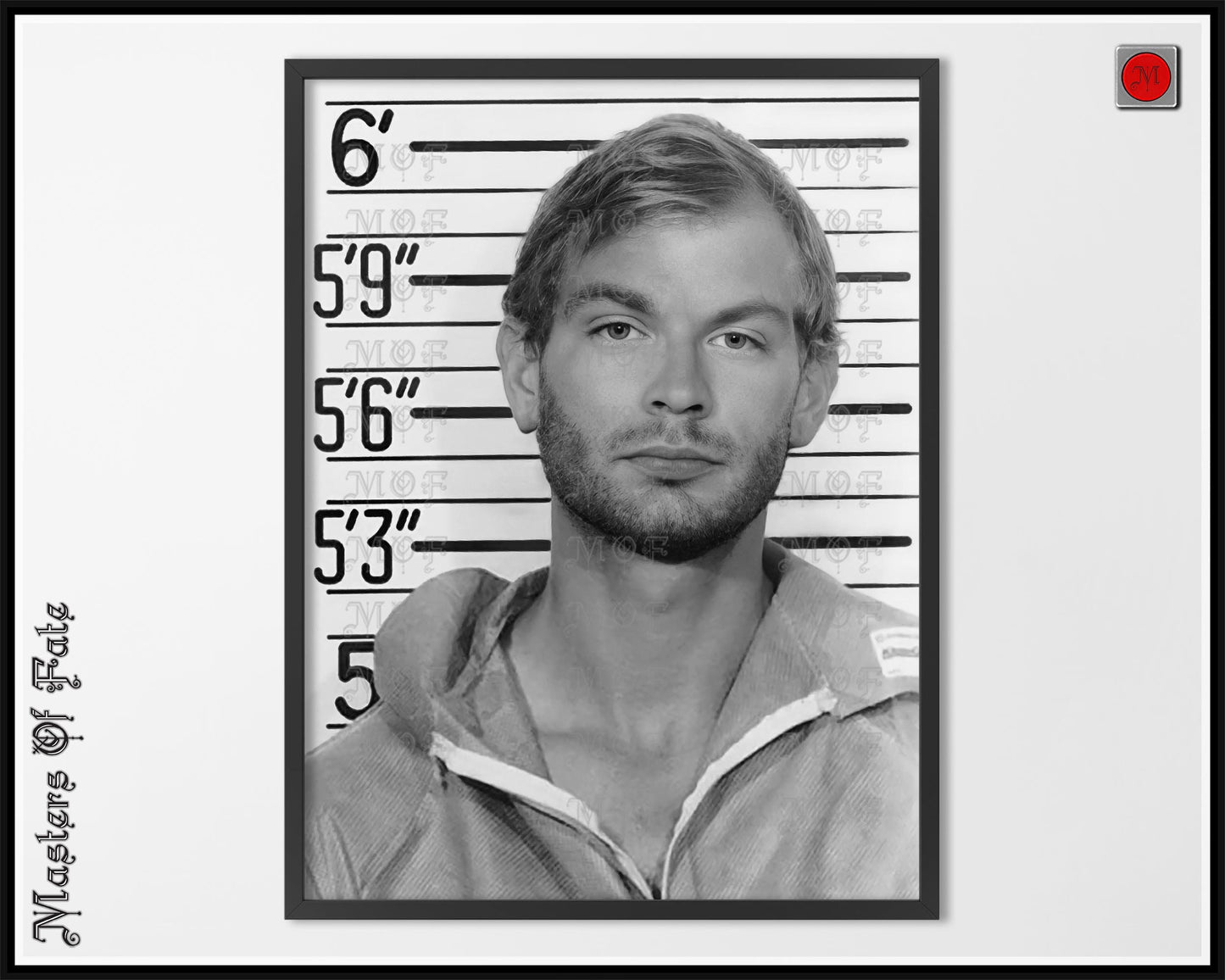 Jeffrey Dahmer Mugshot Poster American History True Crime REMASTERED #16 MUG