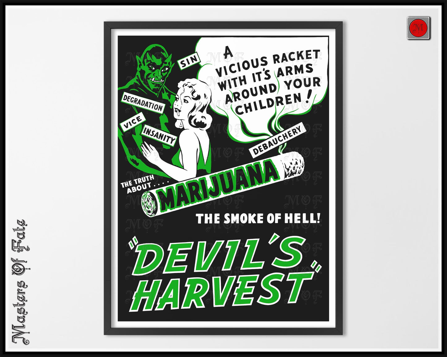 Devil's Harvest Poster Reefer Madness