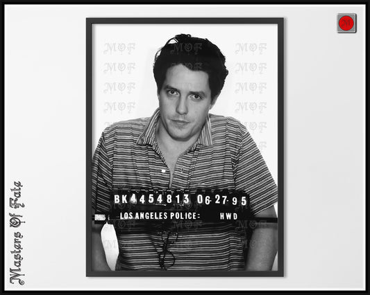 Hugh Grant Celebrity Mugshot Poster REMASTERED #12 MUG