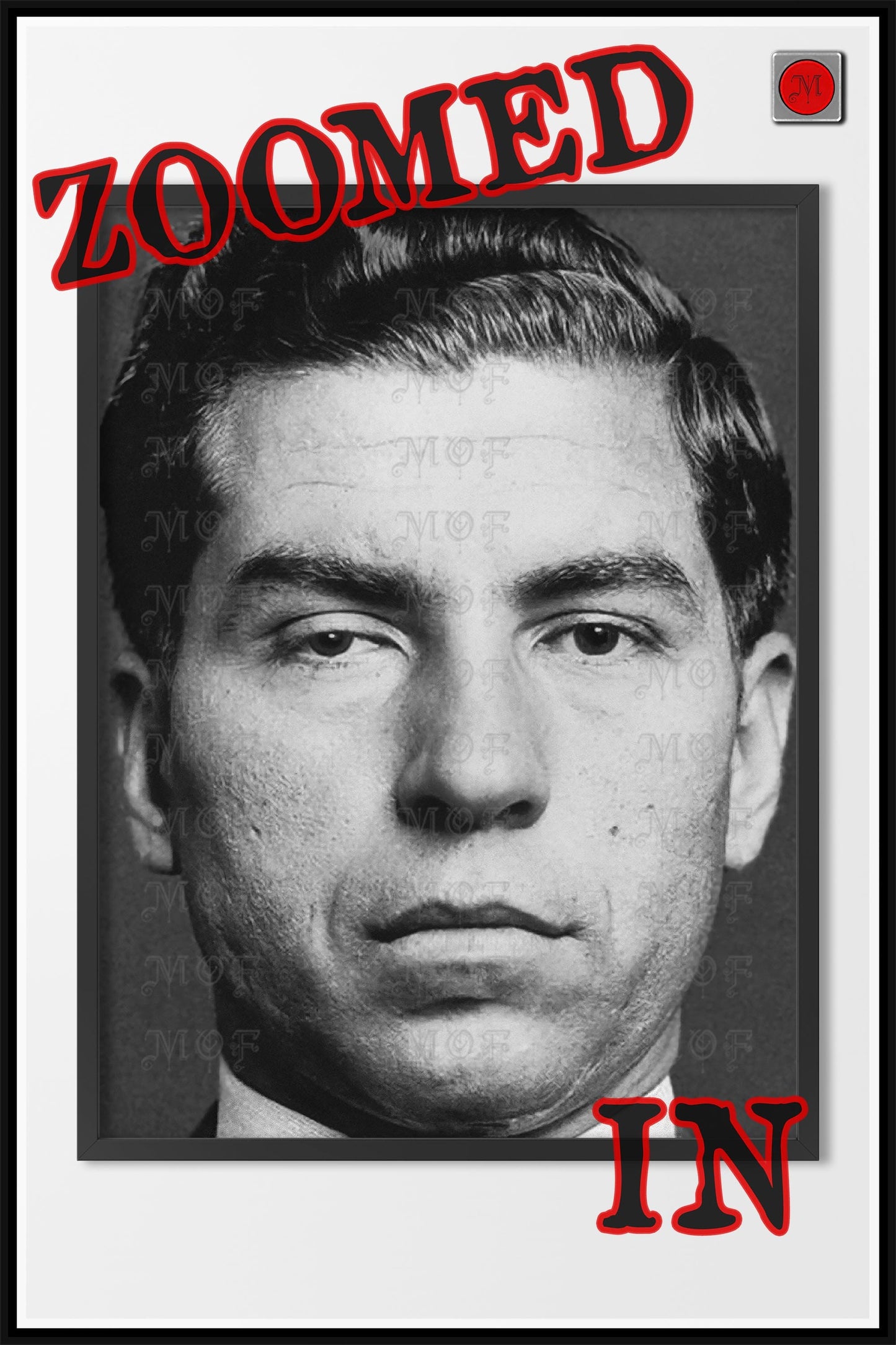 Lucky Luciano Mugshot Gangster Poster Vintage REMASTERED #47 MUG