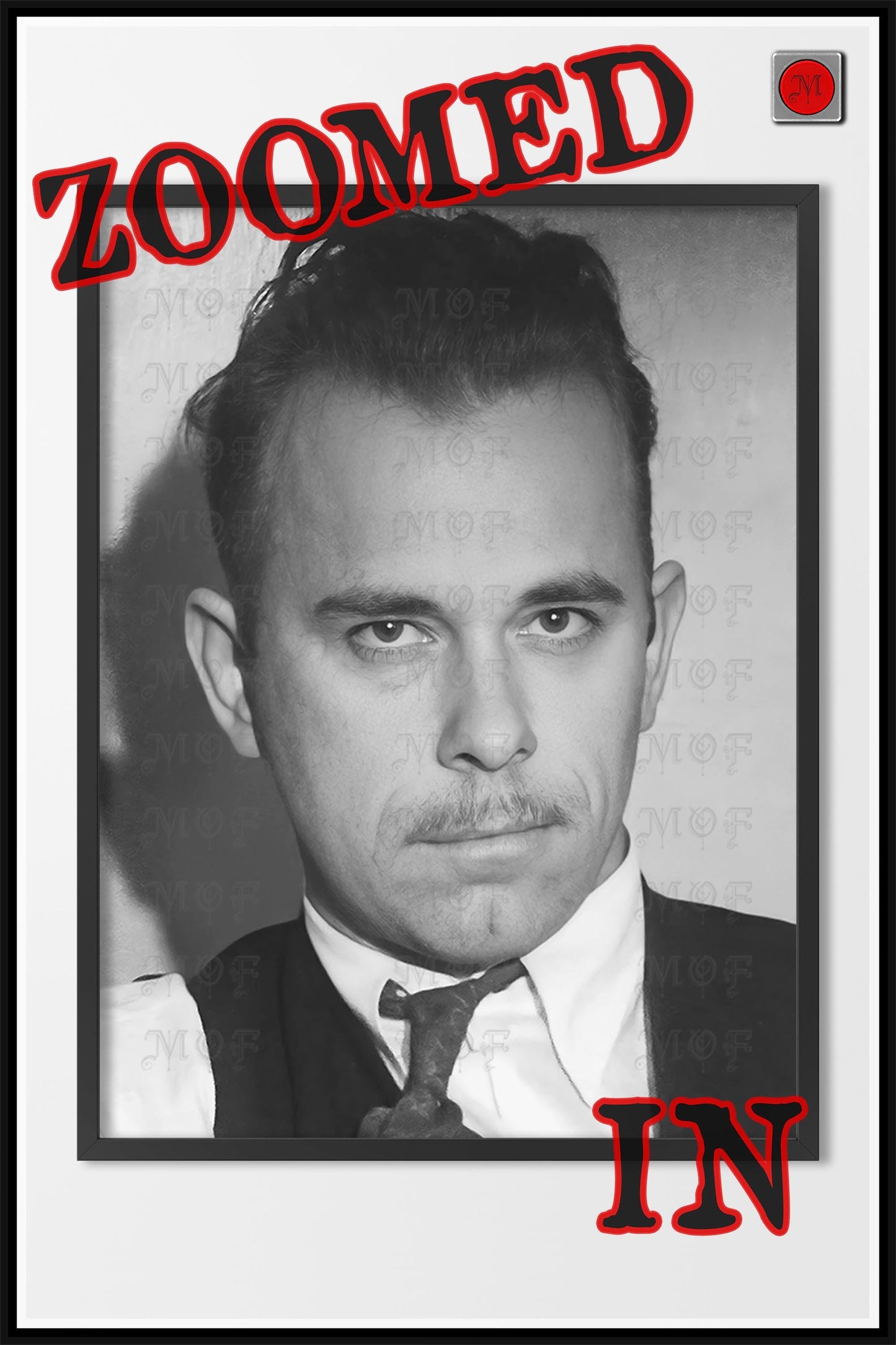 John Dillinger Poster Wanted Gangster